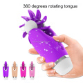 Rechargeable 12 Mode Vibrating Rotation Nipple Clitoral Stimulator Clit Licking Tongue Vibrator Adult Sex Toys For Women